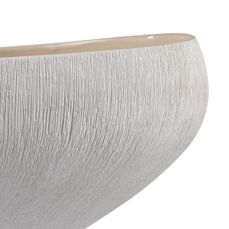 Atlas Lighting Greer Bowl, Tall Beige