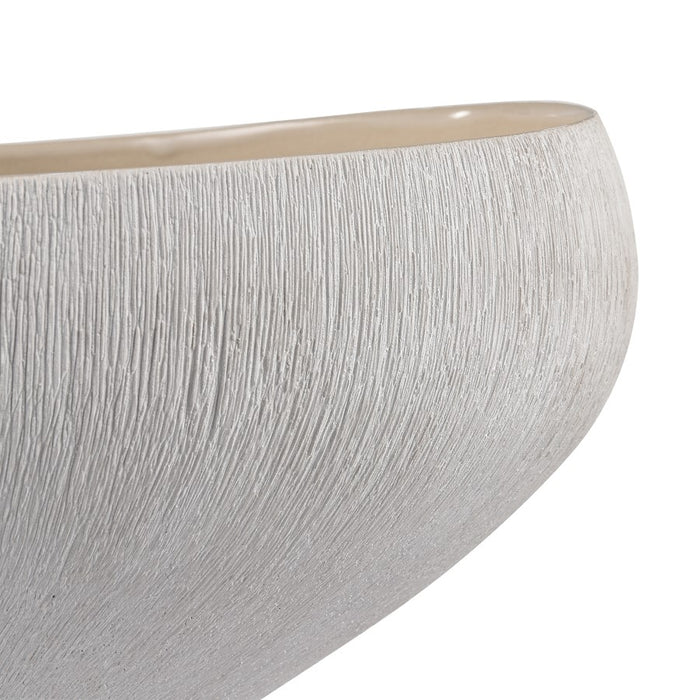 Atlas Lighting Greer Bowl, Tall Beige