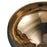 Atlas Lighting Greer Bowl, Tall Black/Gold Glazed