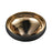 Atlas Lighting Greer Bowl, Tall Black/Gold Glazed