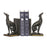 Atlas Lighting Greyhound Bookend/Set of 2, Black