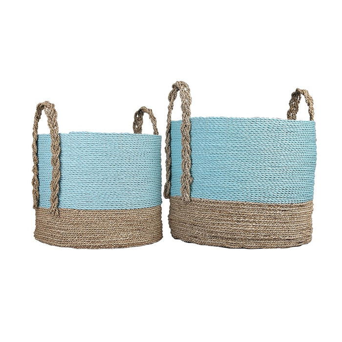 Atlas Lighting Grove Basket Set of 2, Natural