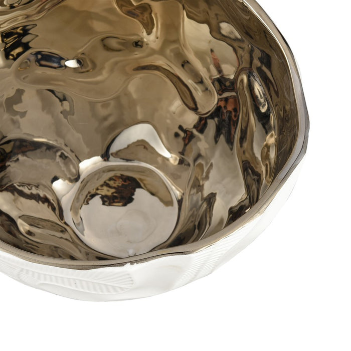 Atlas Lighting Halford Bowl, Gold White