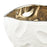 Atlas Lighting Halford Bowl, Gold White