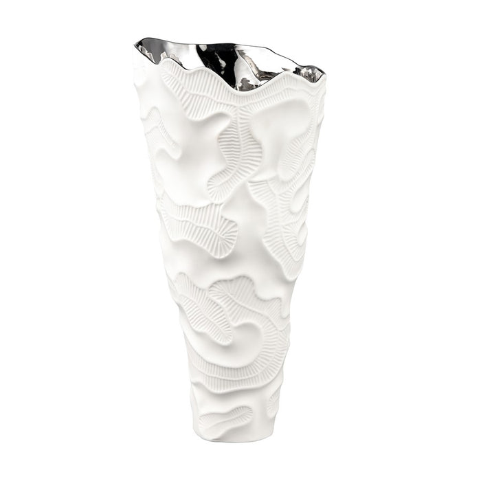 Atlas Lighting Halford Vase, Matte White