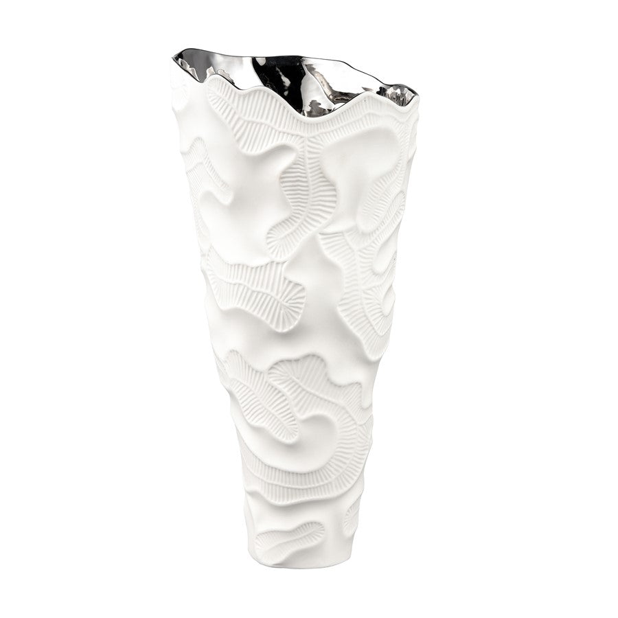 Atlas Lighting Halford Vase, Matte White