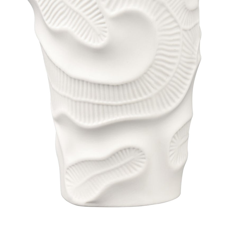Atlas Lighting Halford Vase, Matte White