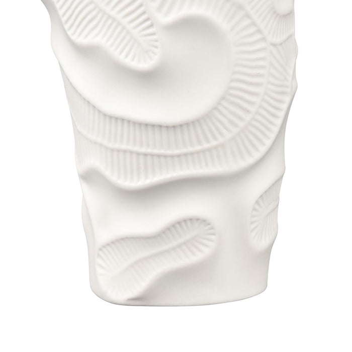 Atlas Lighting Halford Vase, Matte White