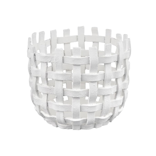 Atlas Lighting Haney Large Candleholder, White