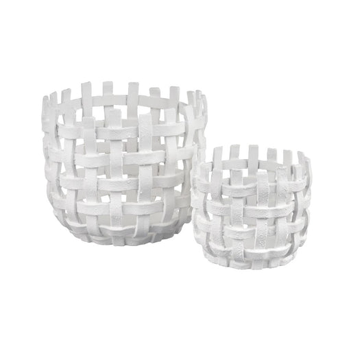 Atlas Lighting Haney Large Candleholder, White