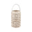 Atlas Lighting Haney Lantern, Small, Cream