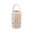 Atlas Lighting Haney Lantern, Small, Cream