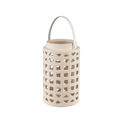 Atlas Lighting Haney Lantern, Small, Cream
