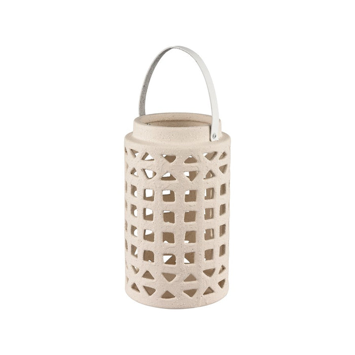 Atlas Lighting Haney Lantern, Small, Cream