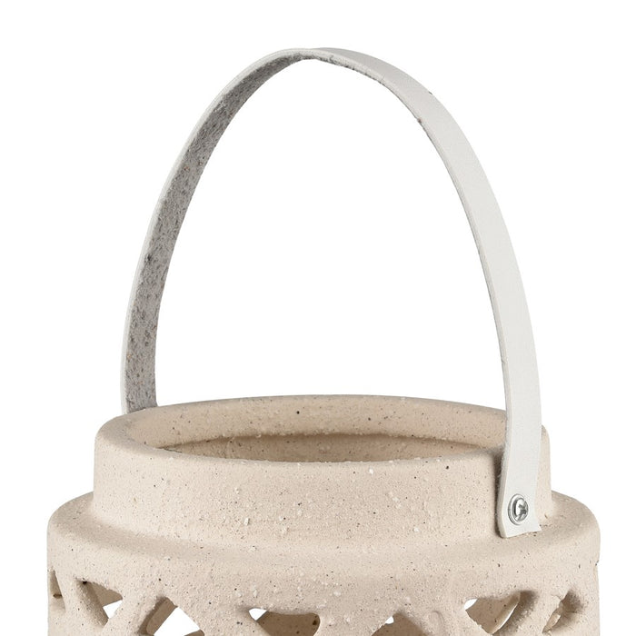 Atlas Lighting Haney Lantern, Small, Cream