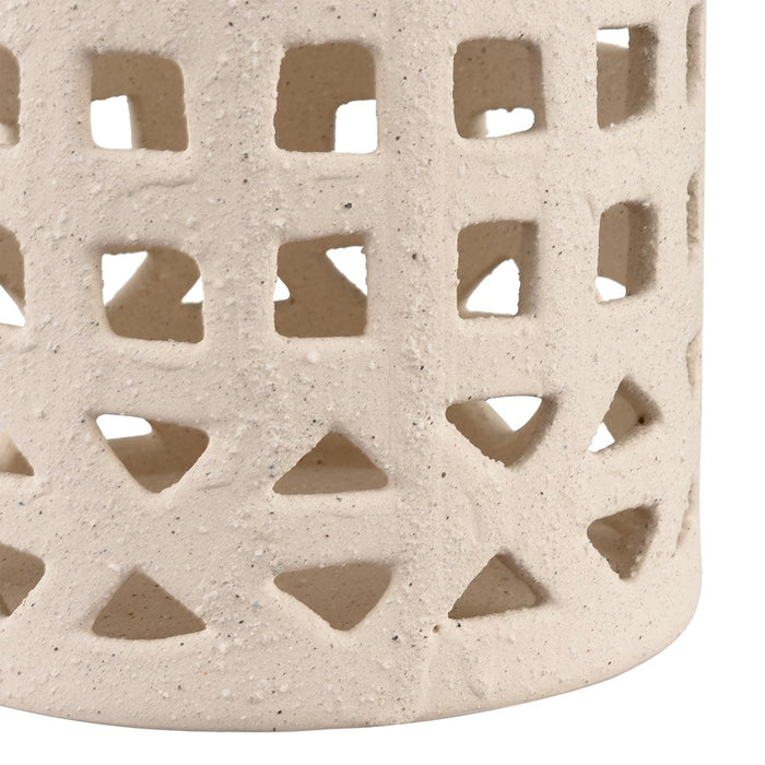 Atlas Lighting Haney Lantern, Small, Cream