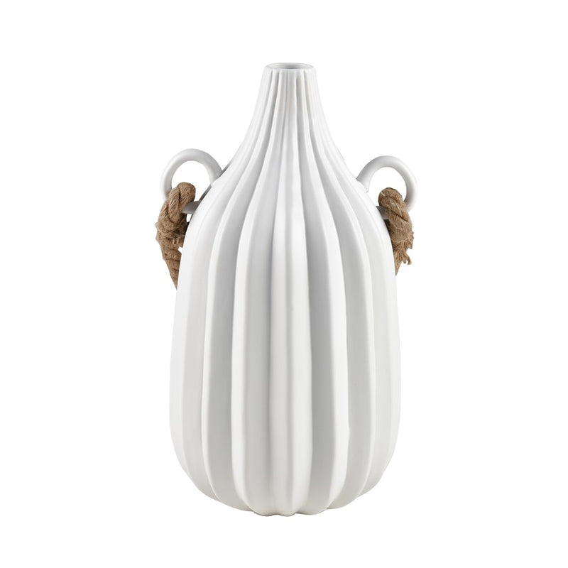 Atlas Lighting Harding Large Vase, Matte White