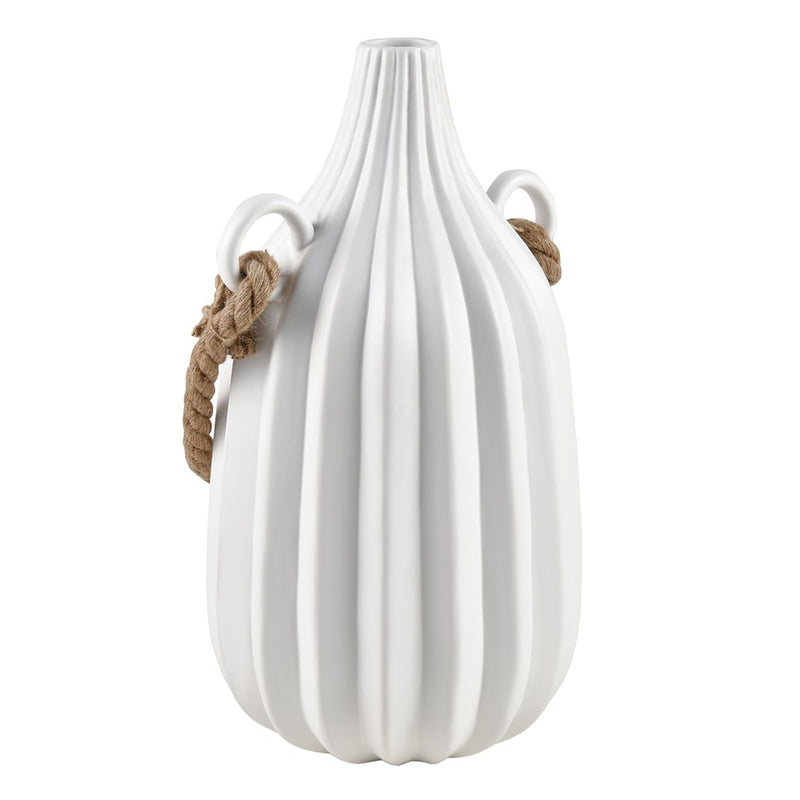 Atlas Lighting Harding Large Vase, Matte White