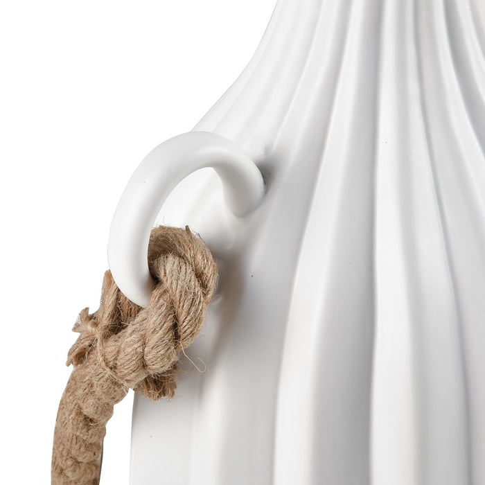Atlas Lighting Harding Large Vase, Matte White