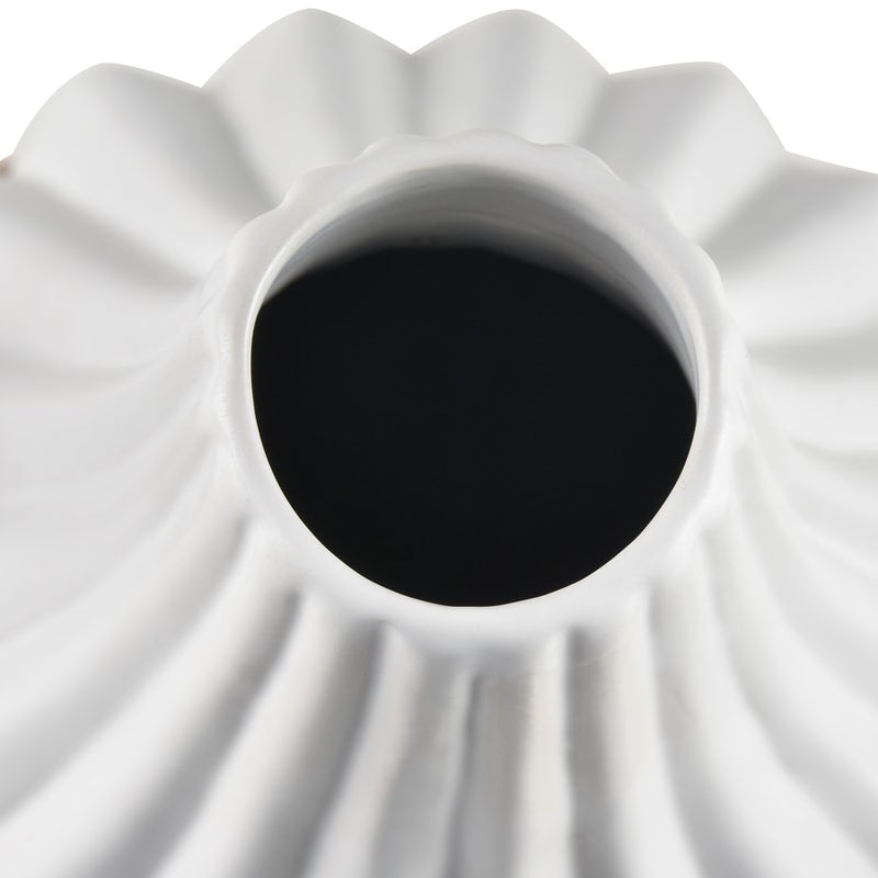 Atlas Lighting Harding Large Vase, Matte White