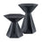 Atlas Lighting Harper Candleholder, Set of 2, Black