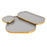 Atlas Lighting Harward Tray, Set of 3, Gray Enamel