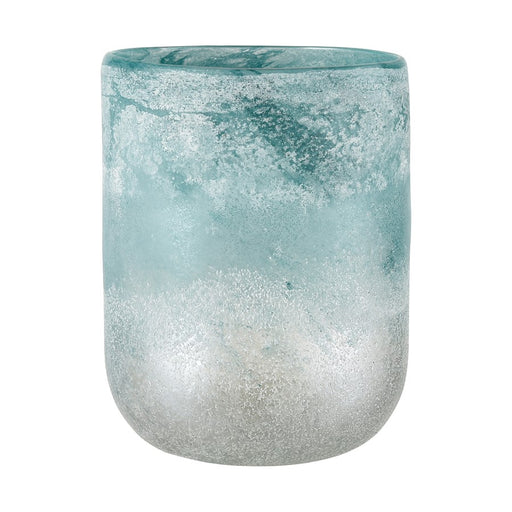 Atlas Lighting Haweswater Small Vase, Frosted Turquoise