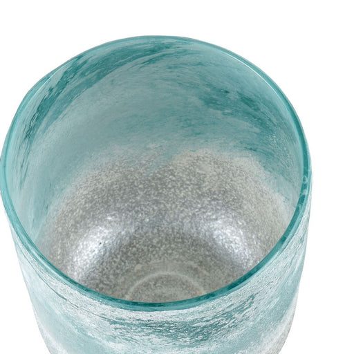 Atlas Lighting Haweswater Small Vase, Frosted Turquoise
