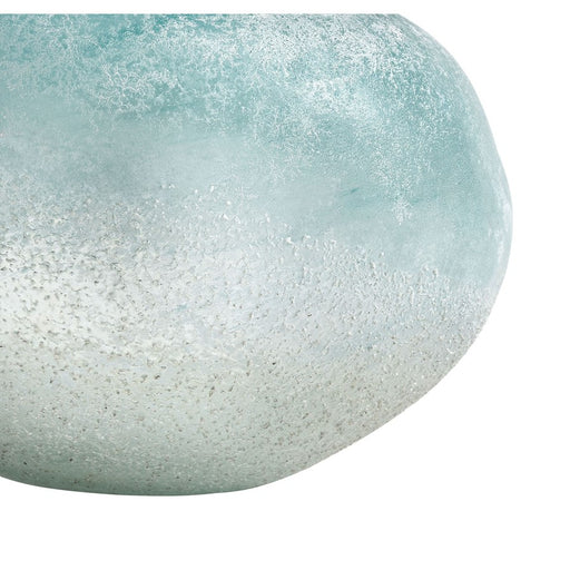 Atlas Lighting Haweswater Round Vase, Frosted Turquoise