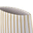 Atlas Lighting Hawking Striped Extra Large Vase, White