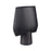 Atlas Lighting Hawking Extra Large Vase, Black Black