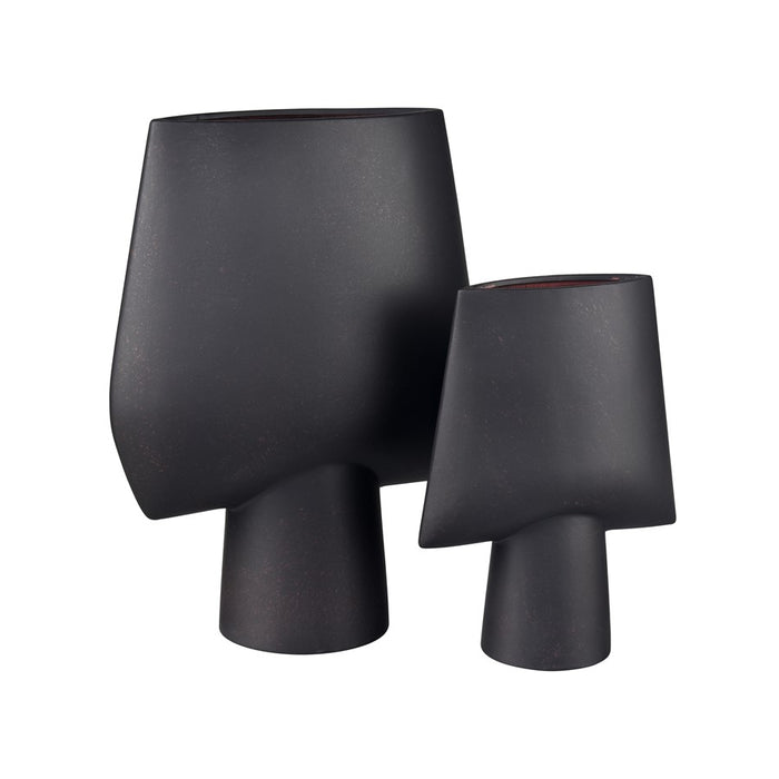 Atlas Lighting Hawking Extra Large Vase, Black Black