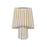 Atlas Lighting Hawking Striped Small Vase, White