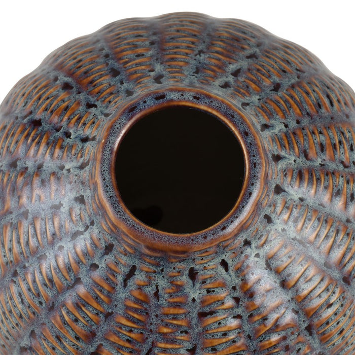 Atlas Lighting Hawley Small Vase, Brown Reactive