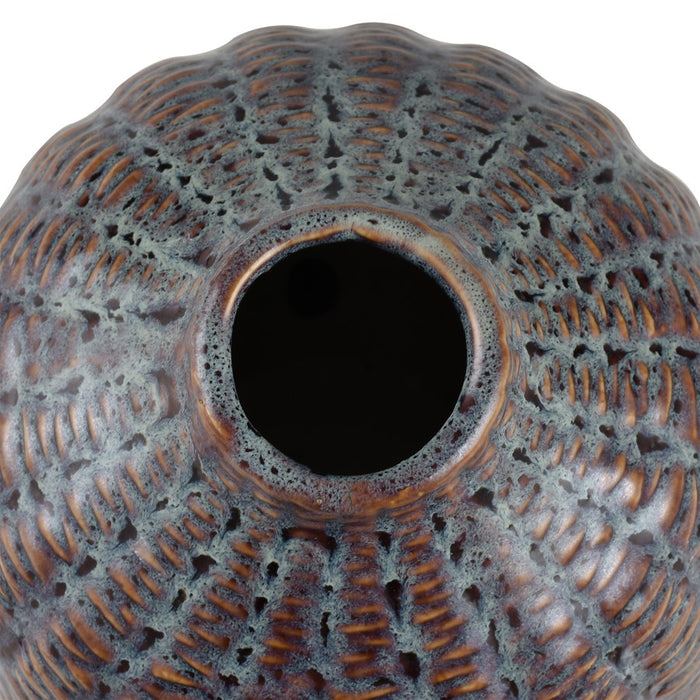 Atlas Lighting Hawley Large Vase, Brown Reactive
