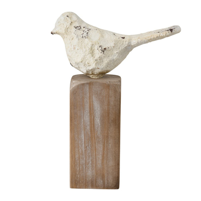 Atlas Lighting Higgins Bird Object, Set of 3, Aged Cream