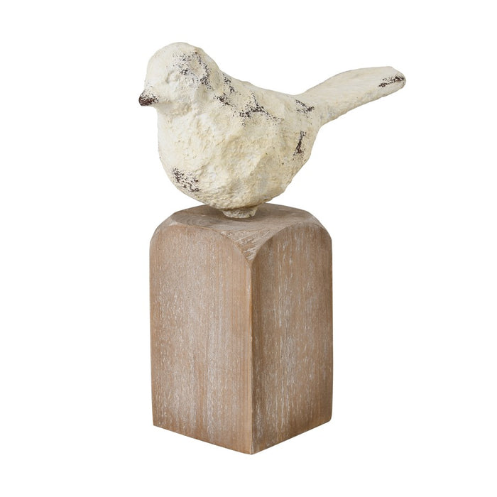 Atlas Lighting Higgins Bird Object, Set of 3, Aged Cream