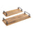 Atlas Lighting Highland Tray Set of 2, Natural
