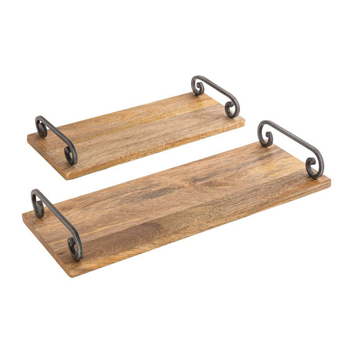 Atlas Lighting Highland Tray Set of 2, Natural