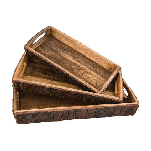 Atlas Lighting Hollingsworth Tray, Set of 3, Natural