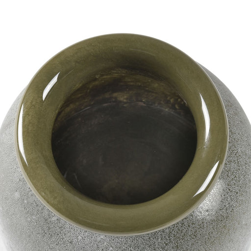 Atlas Lighting Hollum Small Vase, Frosted Green