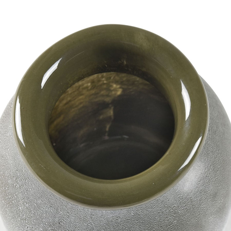 Atlas Lighting Hollum Large Vase, Frosted Green