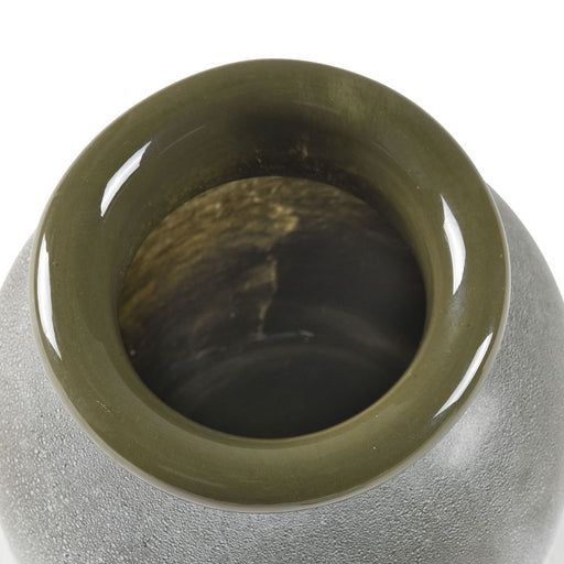Atlas Lighting Hollum Large Vase, Frosted Green