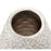 Atlas Lighting Hollywell Small Vase, White