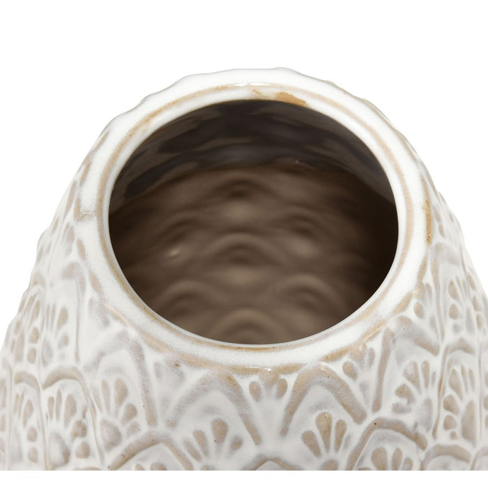 Atlas Lighting Hollywell Small Vase, White