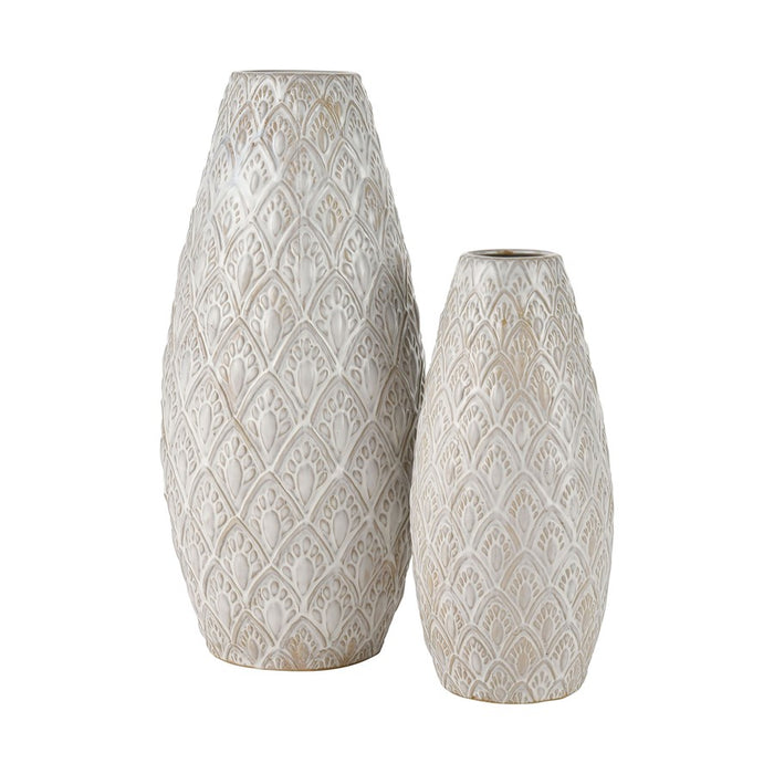 Atlas Lighting Hollywell Small Vase, White