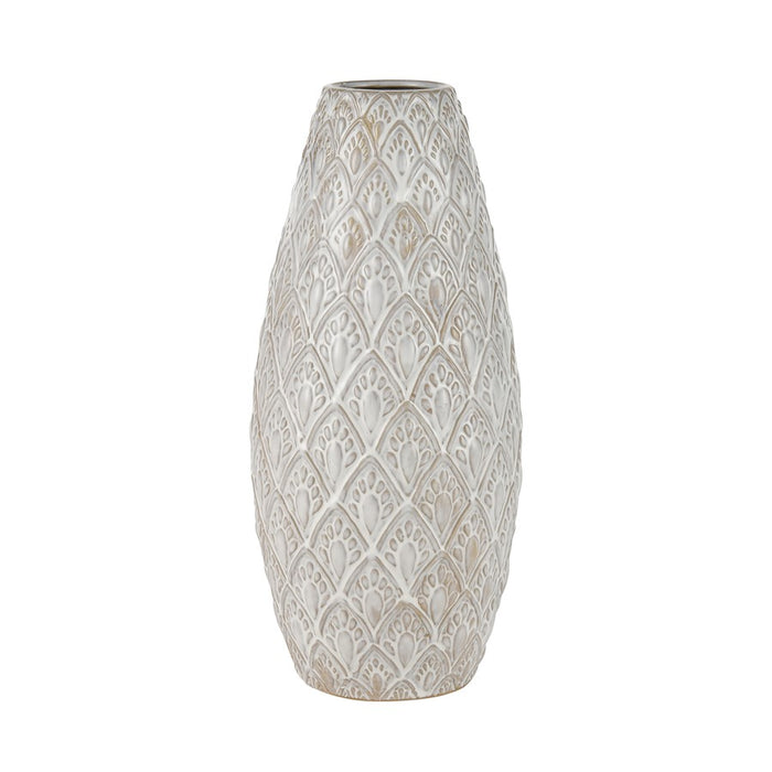 Atlas Lighting Hollywell Large Vase, White