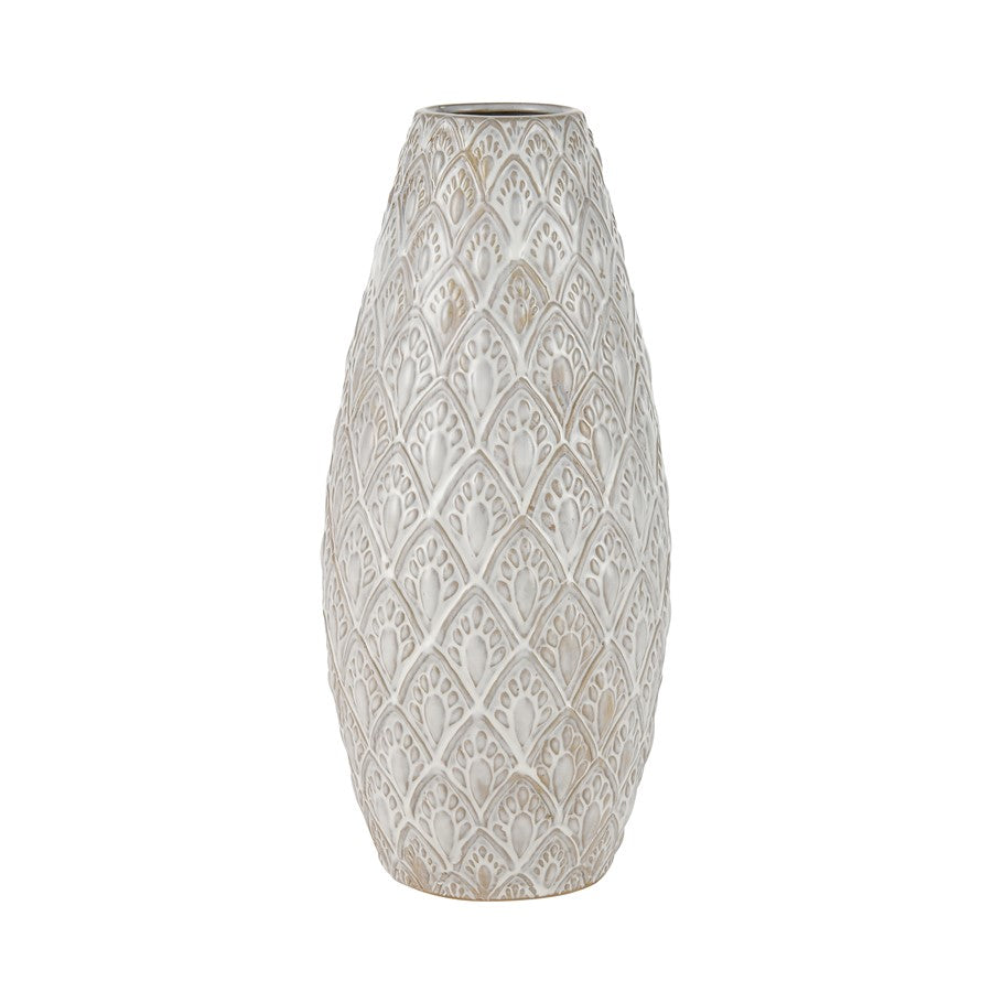 Atlas Lighting Hollywell Large Vase, White