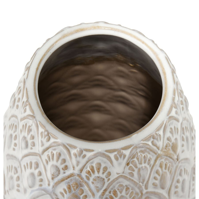 Atlas Lighting Hollywell Large Vase, White