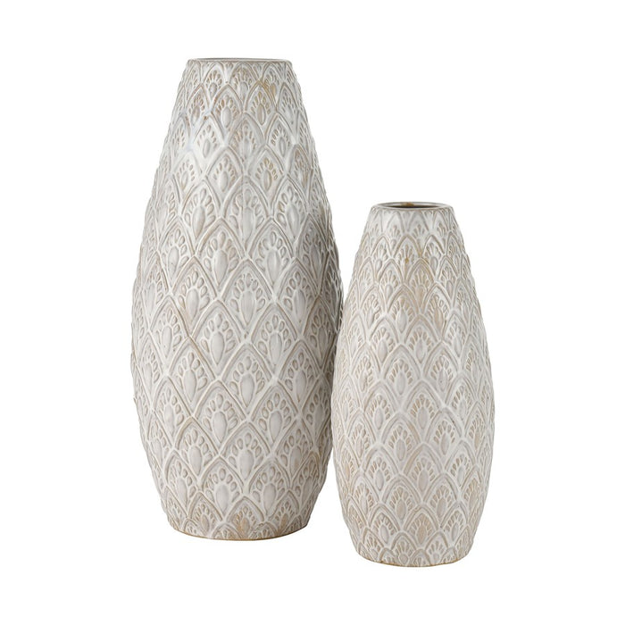 Atlas Lighting Hollywell Large Vase, White